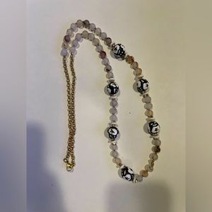 Anthropology Long Statement Necklace